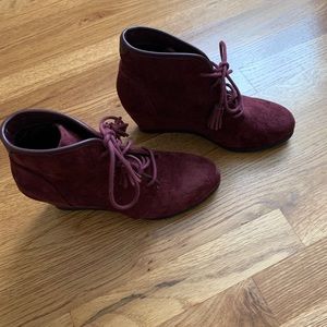 Madden Girl Burgundy Booties